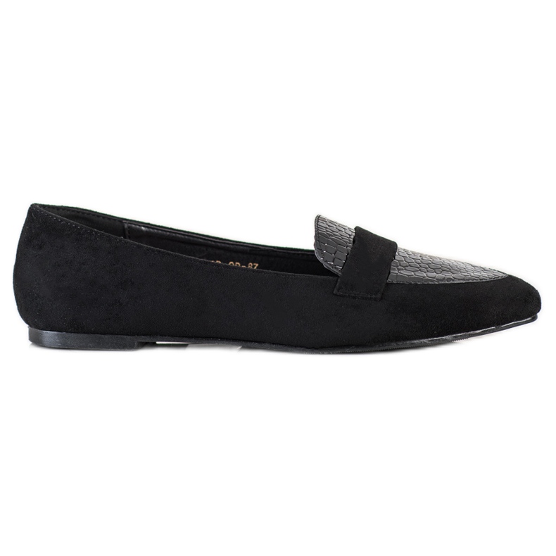 Goodin Black Mocassins In Spitz preto