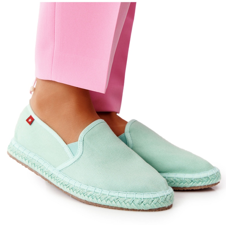 Alpercatas verdes na sola trançada Big Star DD274A141