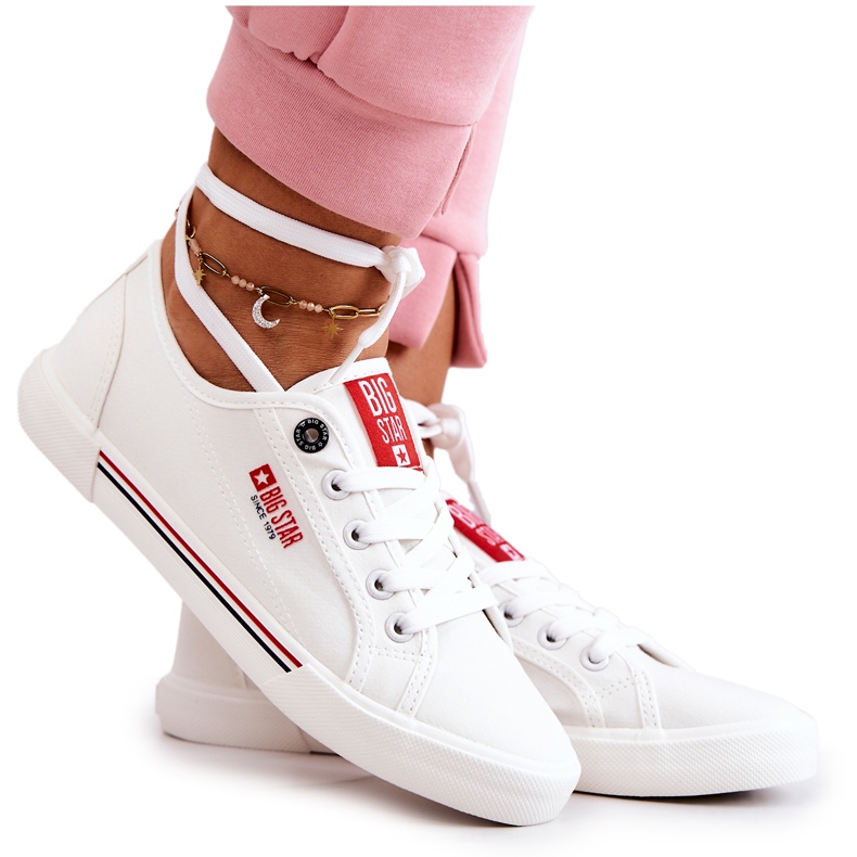 Tênis feminino Big Star HH274059 branco