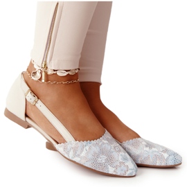 Couro Maciejka 4972A-04 Bailarinas Bege