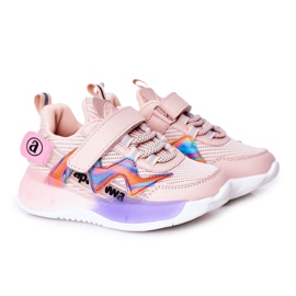 Apawwa Calçados infantis esportivos tênis rosa salto salto Apawwa Calçados infantis esportivos tênis rosa salto salto