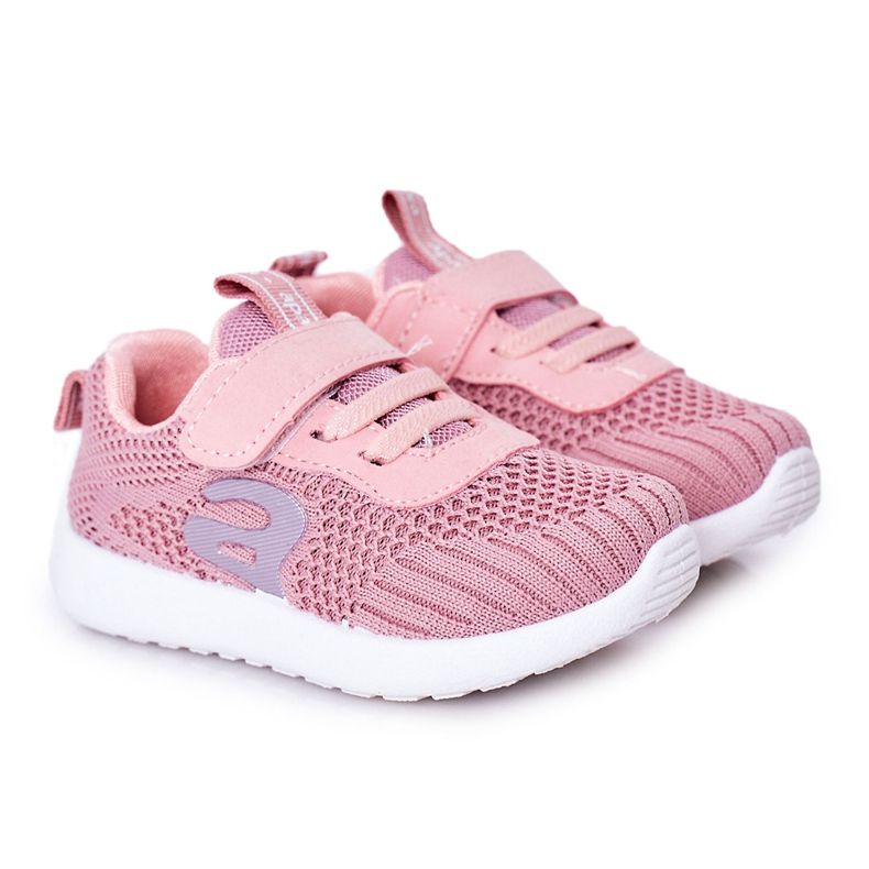 Apawwa Sapatos esportivos infantis rosa pequeno desportista