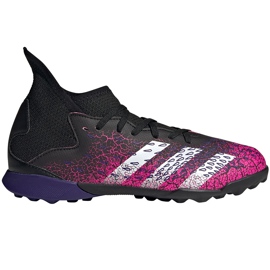Chuteiras Adidas Predator Freak.3 Tf Jr FW7533 preto Chuteiras Adidas Predator Freak.3 Tf Jr FW7533 preto