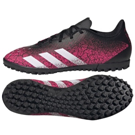 Chuteiras Adidas Predator Freak .4 Tf M FW7525 multicolorido rosas e roxos
