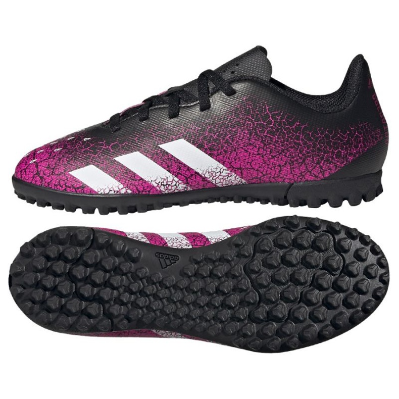 Chuteiras Adidas Predator Freak .4 Tf Jr FW7537 multicolorido rosa Chuteiras Adidas Predator Freak .4 Tf Jr FW7537 multicolorido rosa