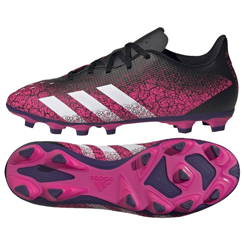 Chuteiras Adidas Predator Freak.4 FxG M FW7524 multicolorido rosa
