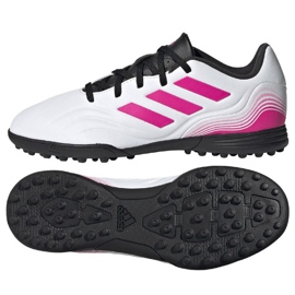 Chuteiras Adidas Copa Sense.3 Tf Jr FX1975 multicolorido branco