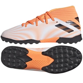 Chuteiras Adidas Nemeziz.3 Tf Jr FW7361 multicolorido branco