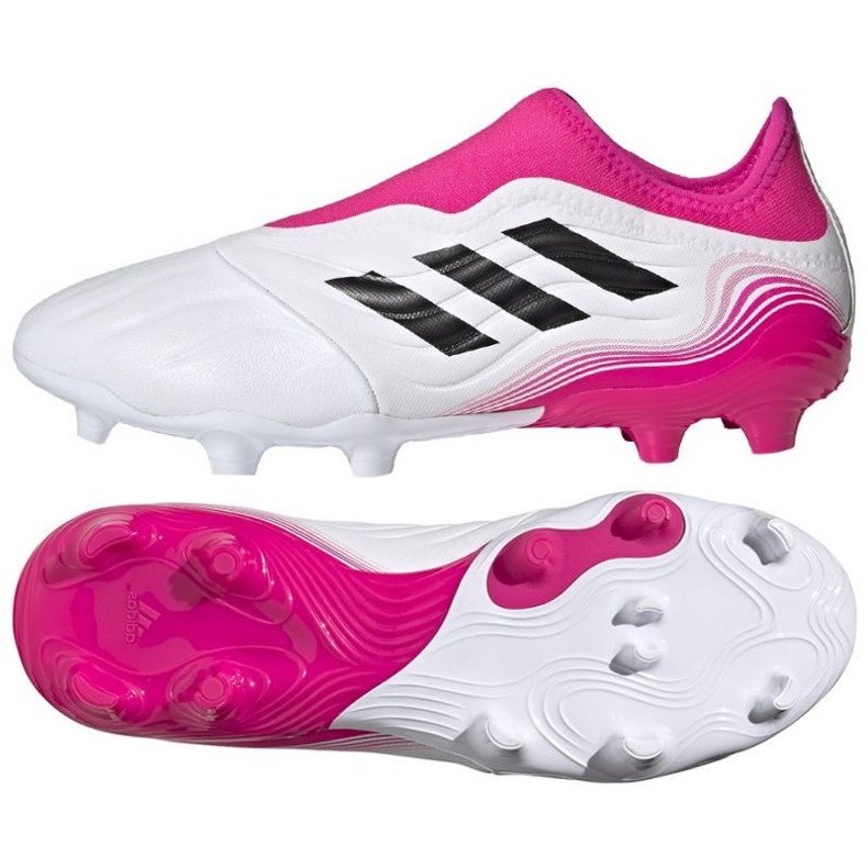 Chuteiras Adidas Copa Sense.3 Ll Fg M FW7268 azul marinho, branco, rosa branco