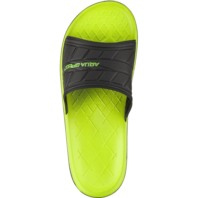 Chinelos Aqua-Speed ​​Aspen verdes e pretos cor 38