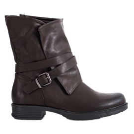 Seastar Trabalhadores de couro ecológico marrom escuro castanho