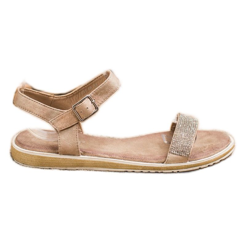 S. BARSKI Sandálias Com Zircônia Cúbica S.BARSKI castanho