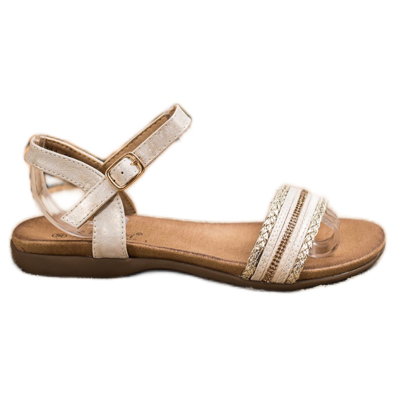 Golden Sandals by S. BARSKI dourado