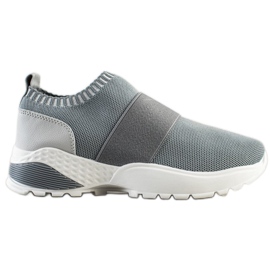 SHELOVET Calçado desportivo com elástico cinza SHELOVET Calçado desportivo com elástico cinza