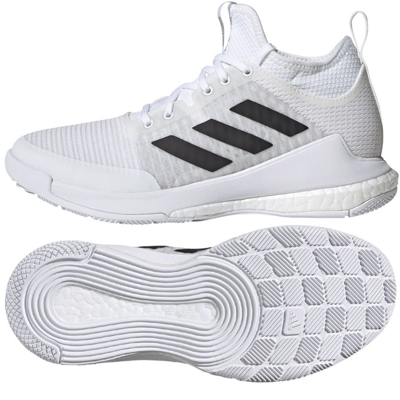 Tênis de voleibol Adidas CrazyFlight Mid W FX1792 multicolorido castanho