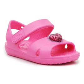 Crocs Classic Cross Strapcharm Sandal Jr 206947-669 rosa Crocs Classic Cross Strapcharm Sandal Jr 206947-669 rosa