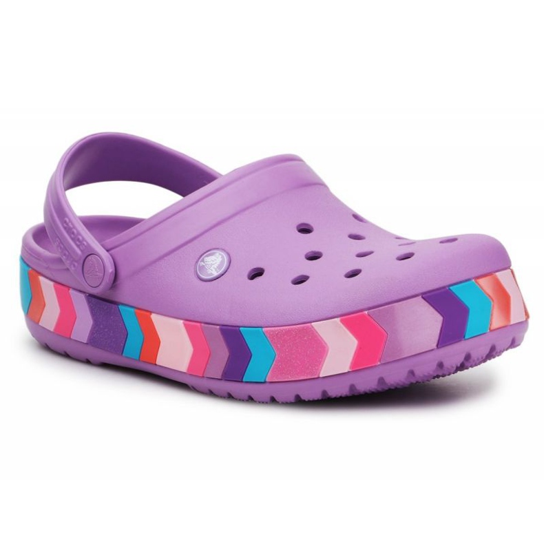 Crocs Chevron Beaded Clog K 207007-5PR tolet Crocs Chevron Beaded Clog K 207007-5PR tolet