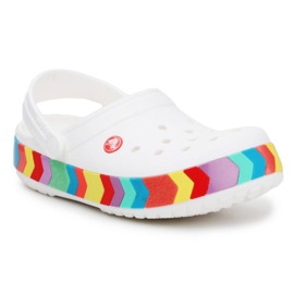 Crocs Crocband Chevron Beaded Clog K 207007-100 branco