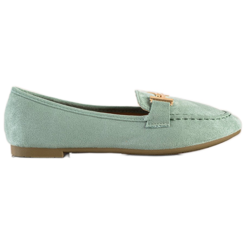 Anesia Paris Mocassins elegantes verde