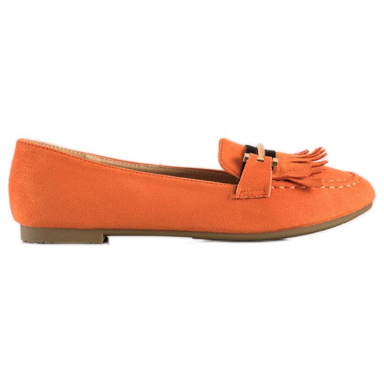 Anesia Paris Mocassins elegantes laranja