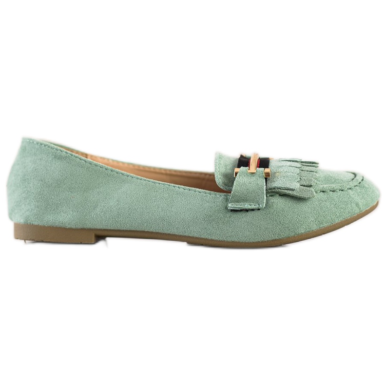 Anesia Paris Mocassins elegantes verde