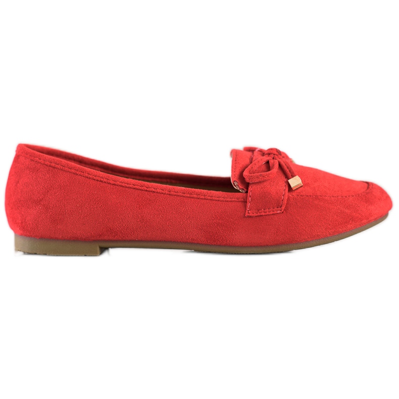 Anesia Paris Mocassins Com Arco vermelho