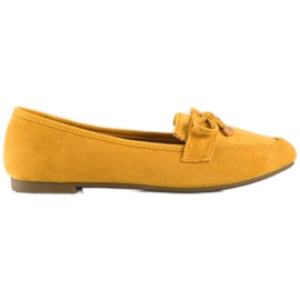 Anesia Paris Mocassins Com Arco amarelo