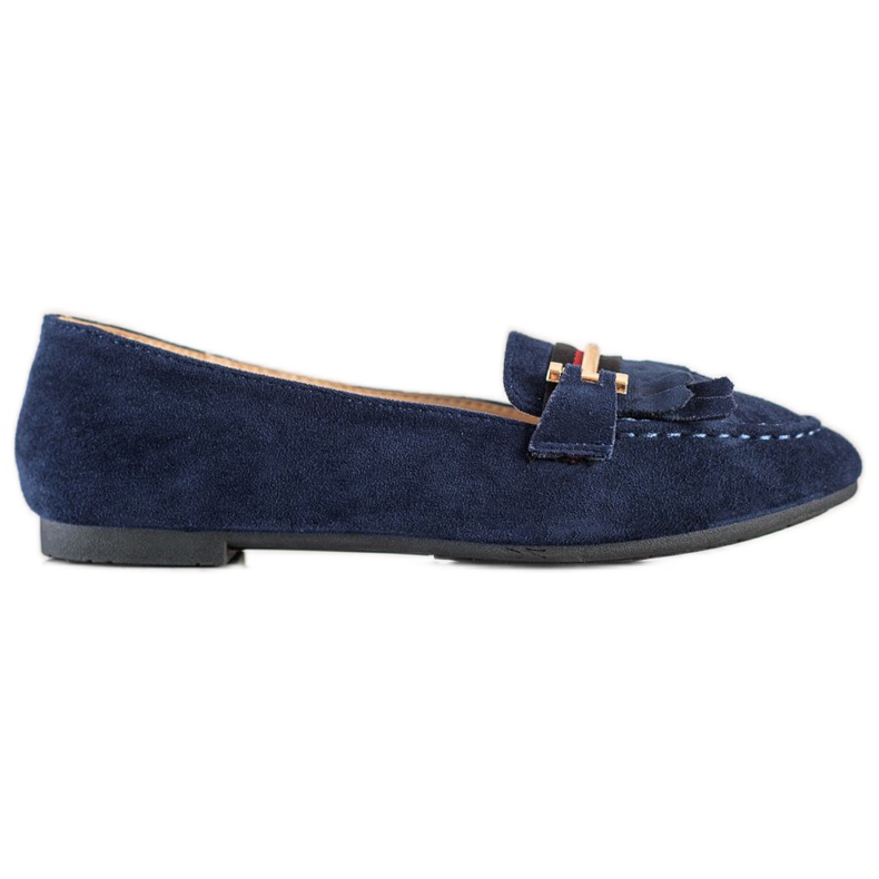 Anesia Paris Mocassins elegantes azul