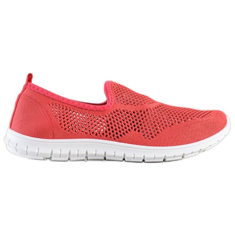 Bona Slipons Openwork vermelho