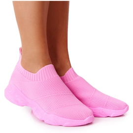 PS1 Calçados esportivos femininos - Slip-on Pink Yoga Class rosa