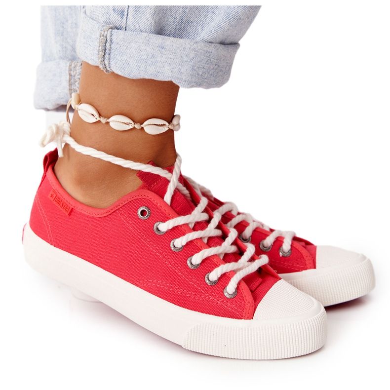 Tênis feminino Big Star FF274185 vermelho