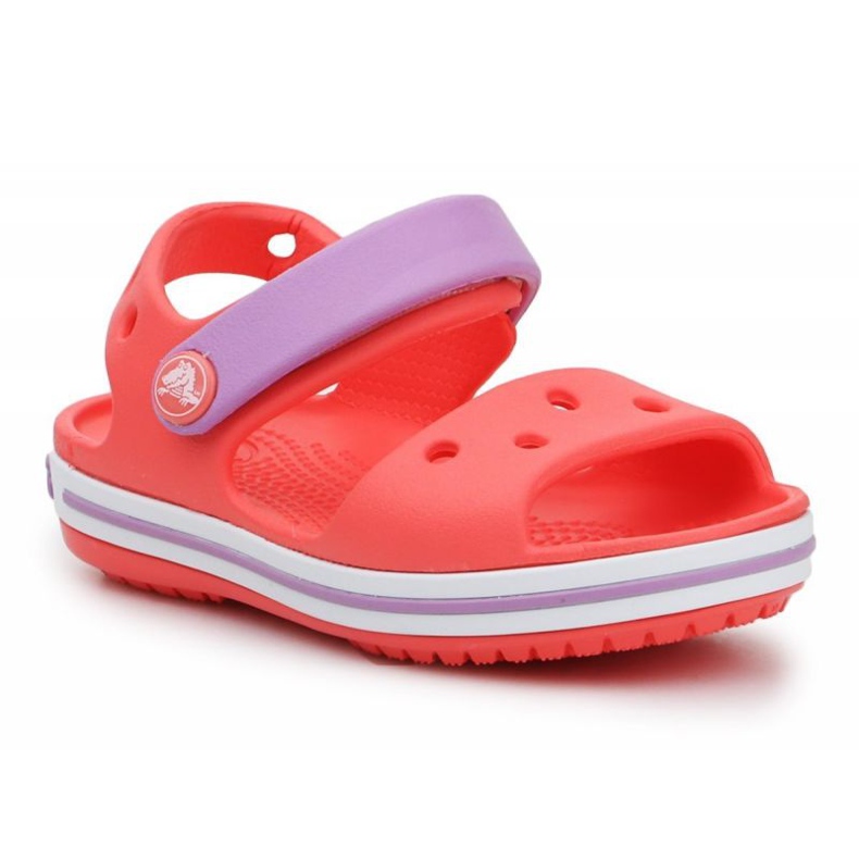Crocs Crocband Sandal Kids 12856-6SL vermelho tolet