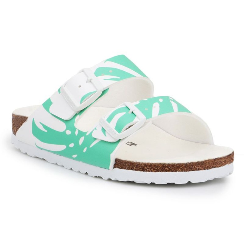 Birkenstock Arizona Bs W 1019334 branco verde