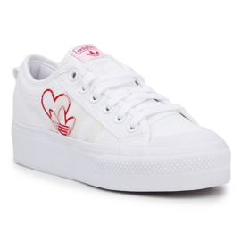 Sapatos Adidas Nizza Platform W FX9179 branco