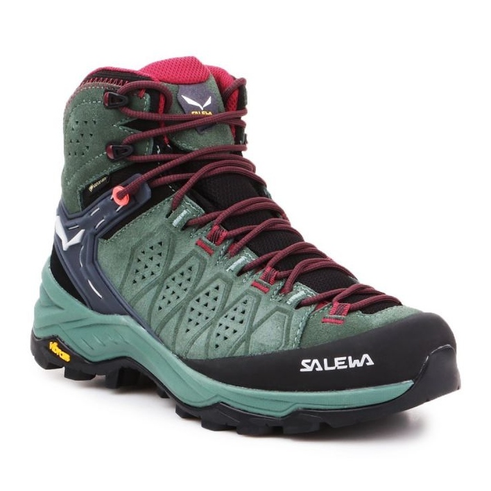 Sapatos de trekking Salewa Ws Alp Trainer 2 Mid Gtx W 61383-5085 verde