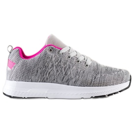 SHELOVET Tênis leves com cordões cinza