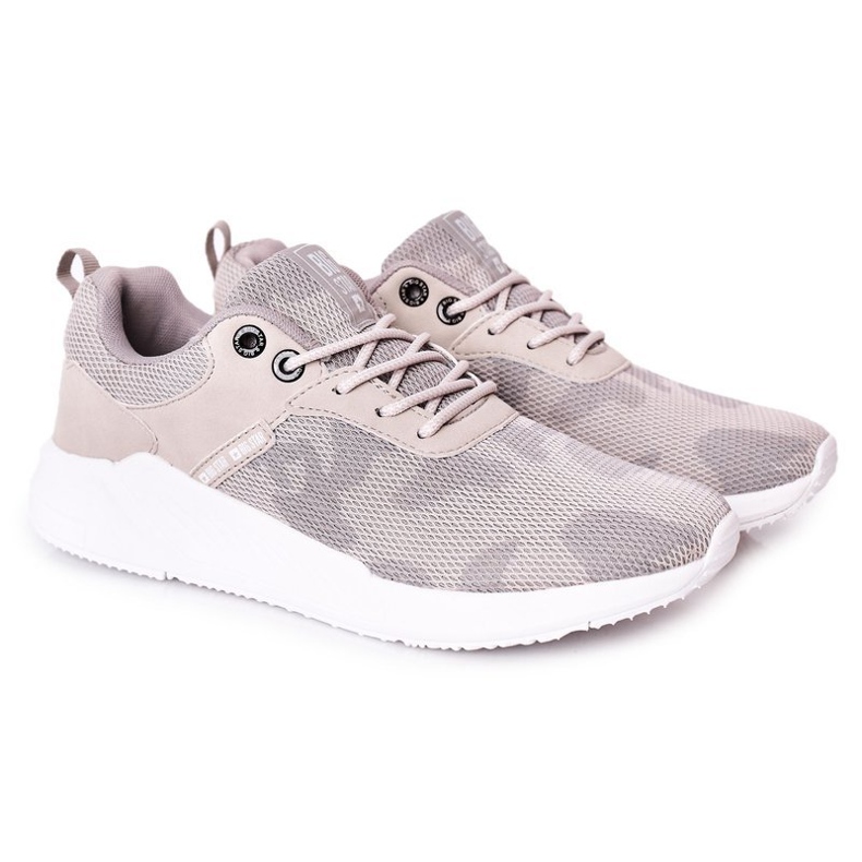 Sapatos esportivos masculinos Memory Foam Big Star HH174139 Cinza