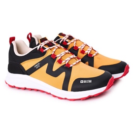 Sapatos esportivos masculinos Memory Foam Big Star HH174087 Camel laranja