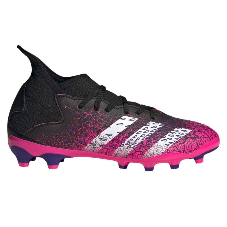 Chuteiras Adidas Predator Freak.3 Mg Jr FW7532 preto, preto, rosa preto