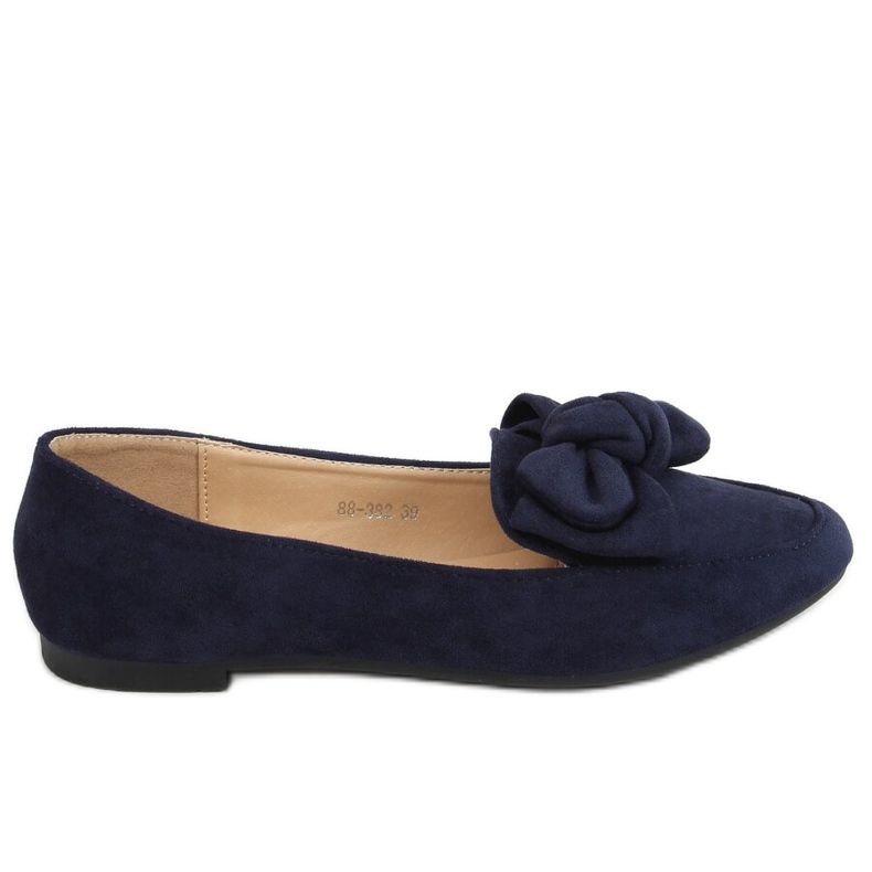 Mocassins com arco azul marinho 88-382 Navy