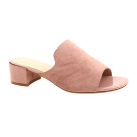 Sergio Leone Saltos altos femininos kl313 rosa