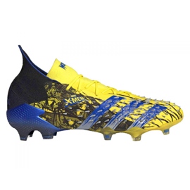 Chuteiras Adidas Predator Freak.1 Fg M FY1119 multicolorido amarelo