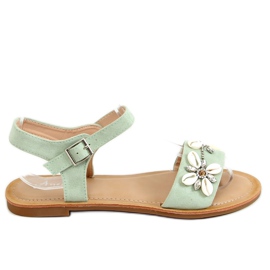 Sandálias com casca de menta M78 Verde