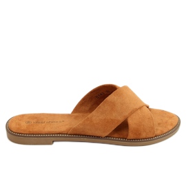 Sapatilhas cruzadas femininas Camel 5143 Camel marrom