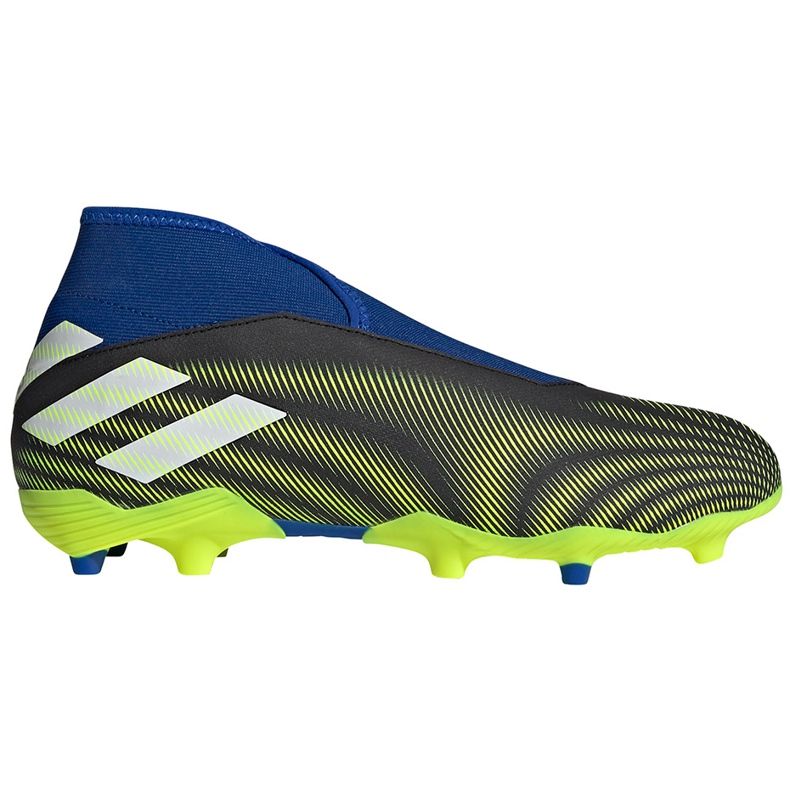 Chuteiras Adidas Nemeziz.3 Ll Fg azul-verde FW7411 branco, preto, azul, amarelo
