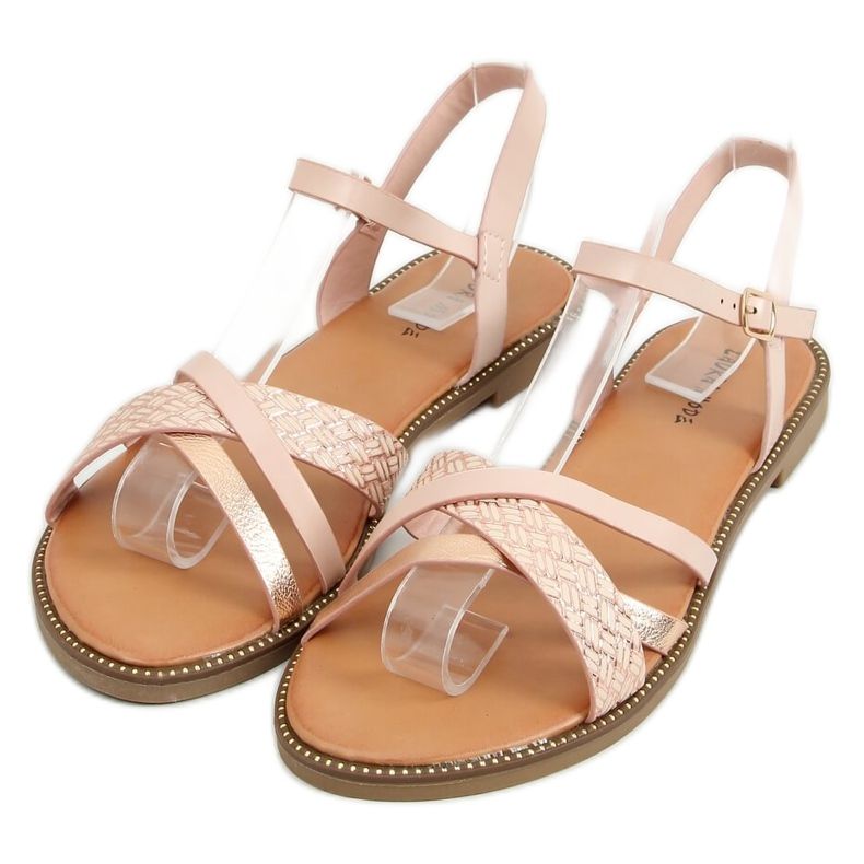 Sandálias femininas rosa WL060 rosa