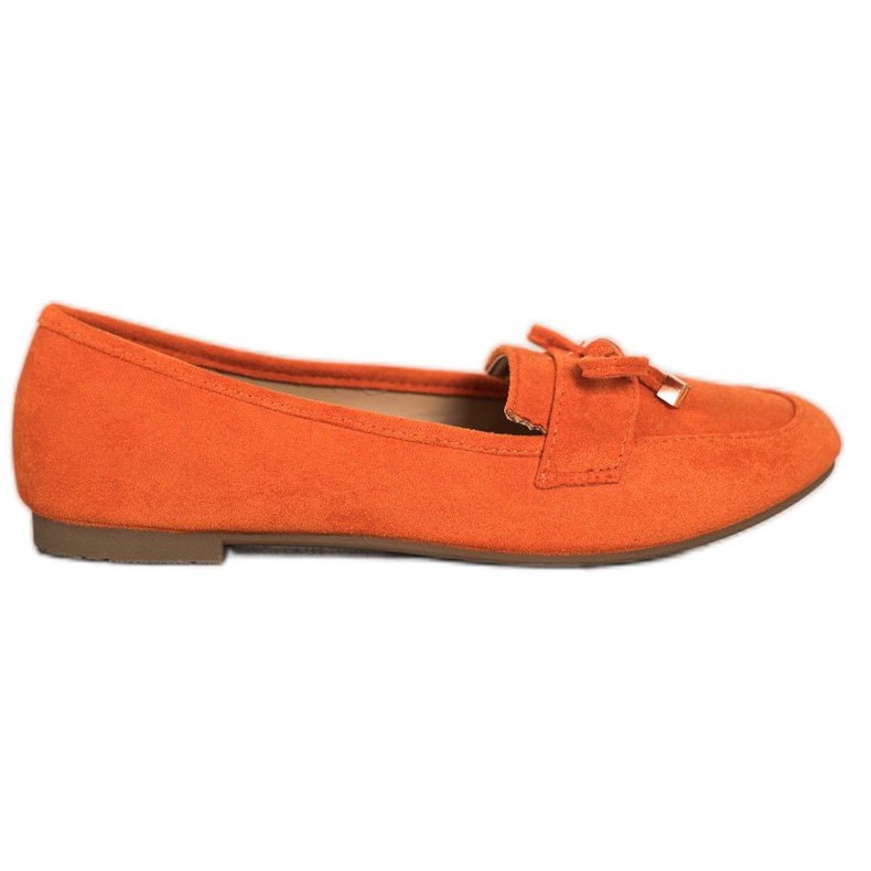 Anesia Paris Mocassins Com Arco laranja