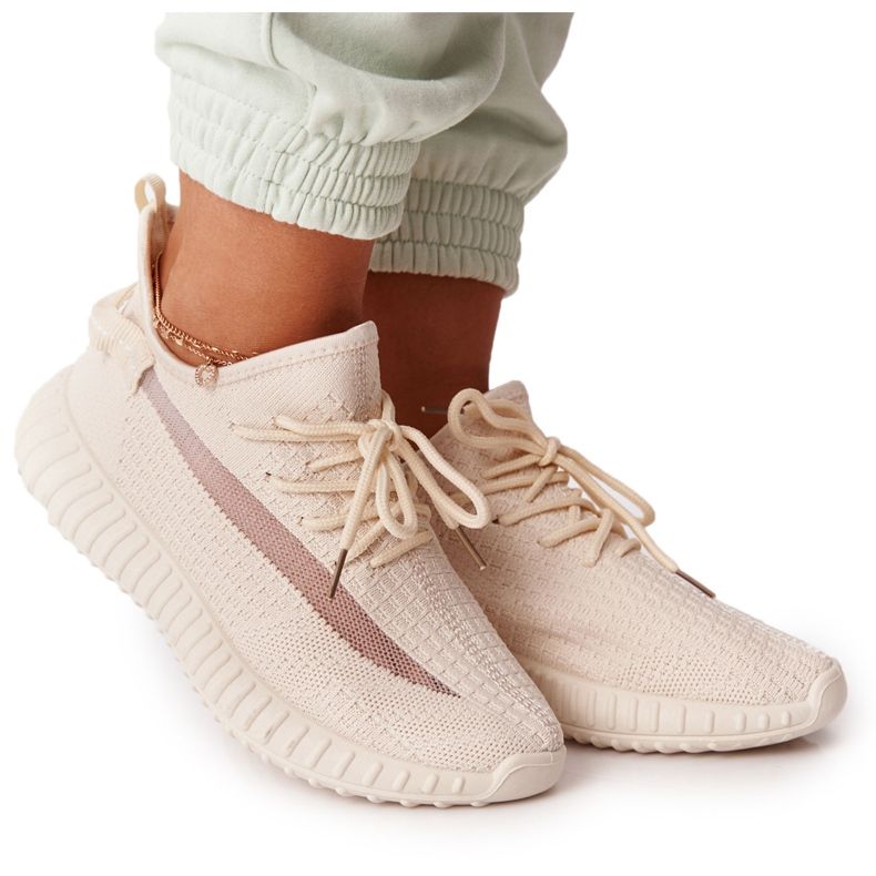 PS1 Sapatos esportivos femininos tênis bege incrível