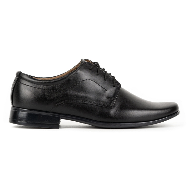 Lukas Sapatos de couro preto j1 preto