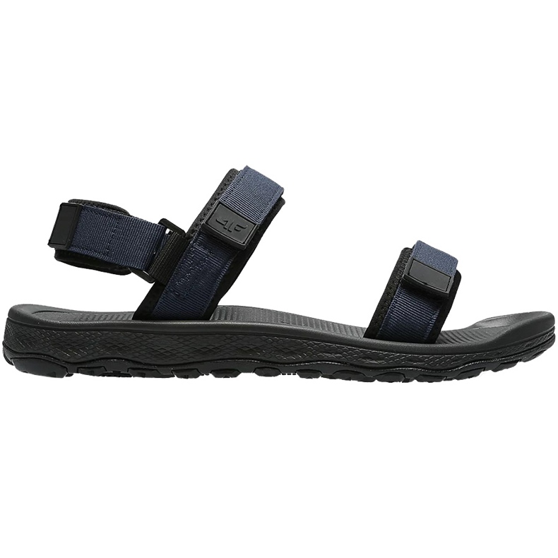 Sandálias masculinas 4F azul marinho H4L21 SAM001 31S preto